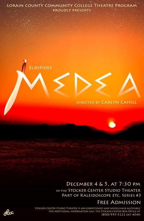 Medea theatrical poster design